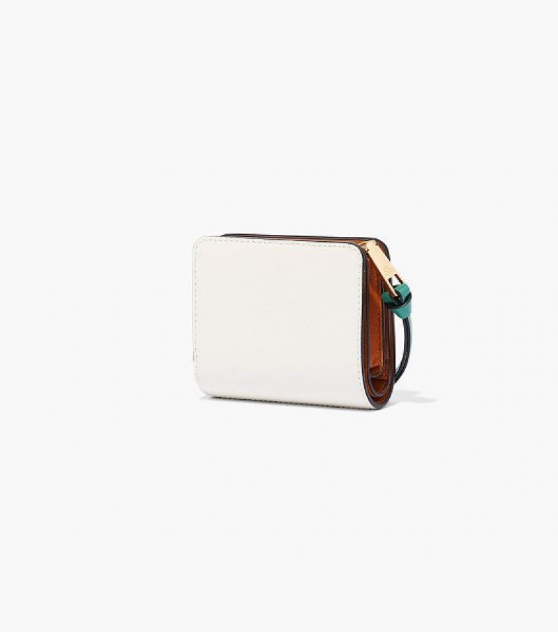 Black / Orange / Multicolor Women's Marc Jacobs The Snapshot Mini Compact Wallets | 81347DKUM